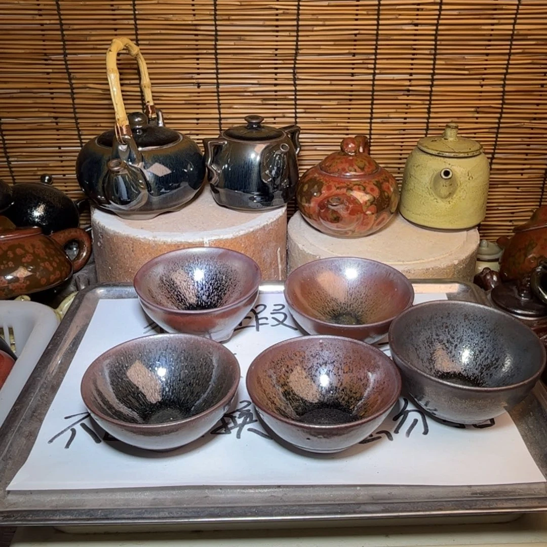 茶盏建窑建盏 微瑕作品