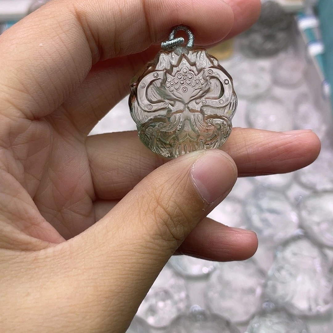 绿幽灵吊坠配件女士