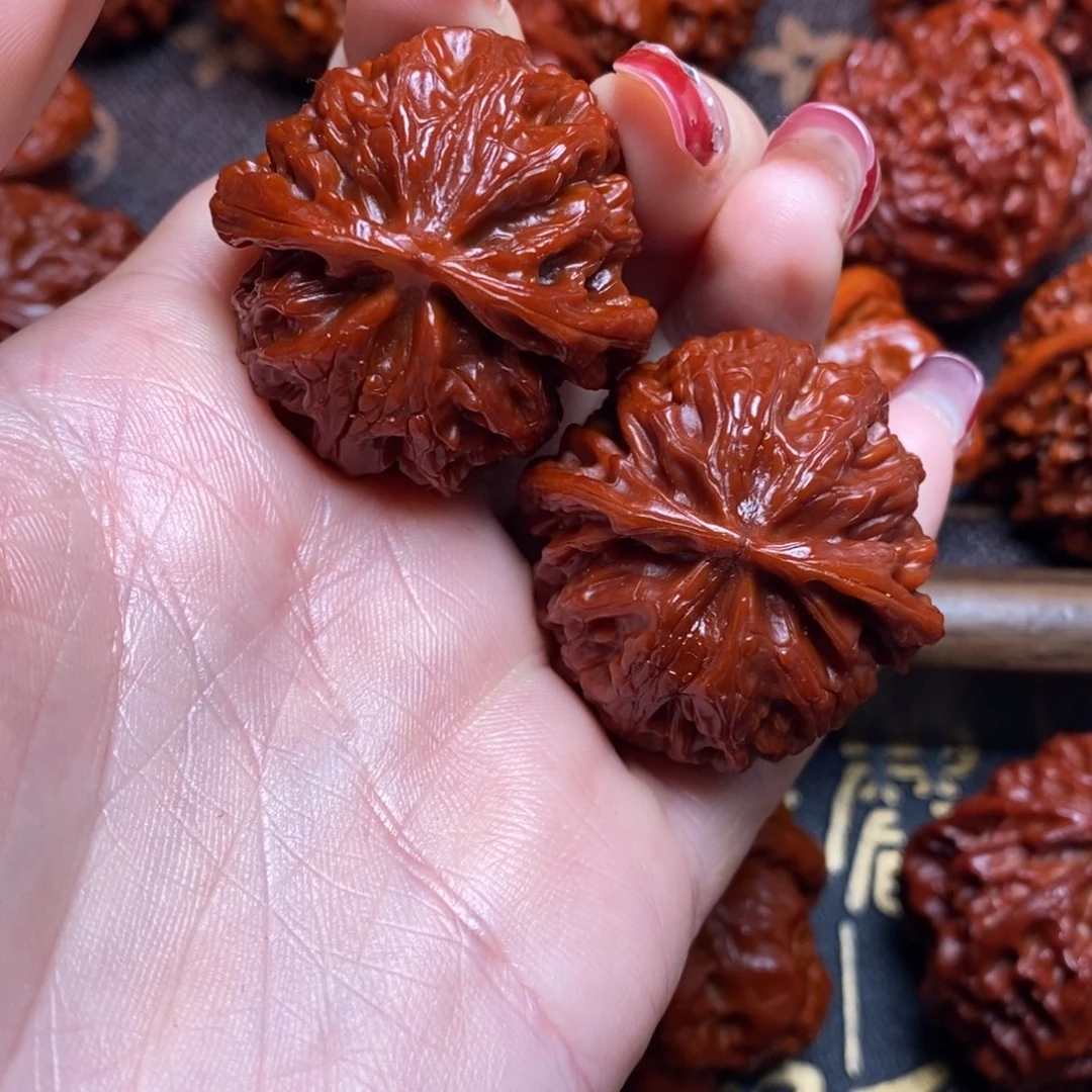 心***光文玩核桃吊坠苹果阳光