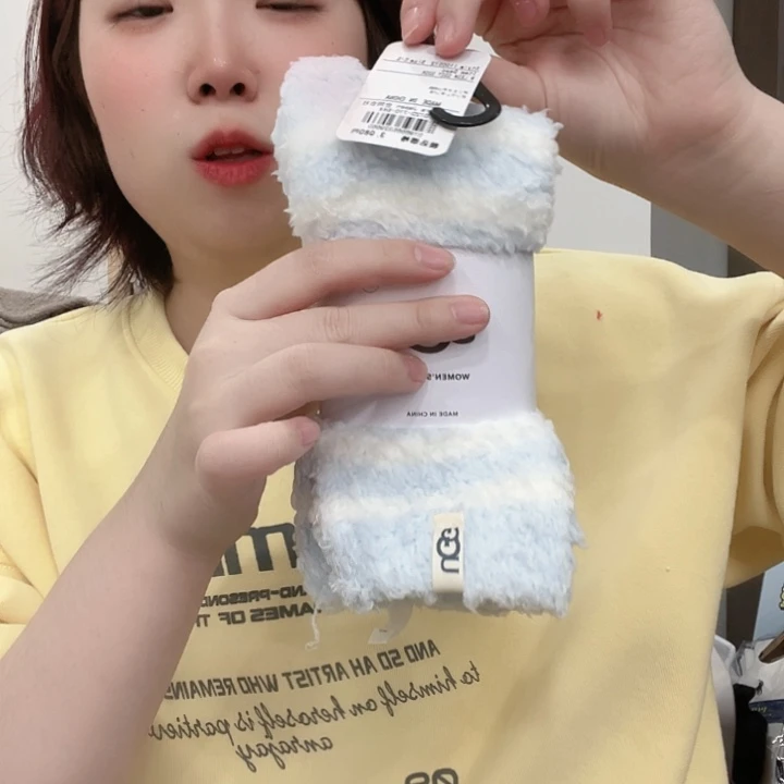 三醋酯纤维Ug 蓝色睡眠袜017