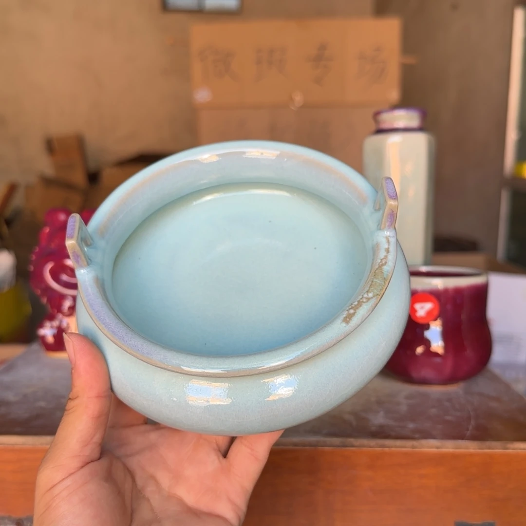 摆件郑家钧瓷摆件微瑕