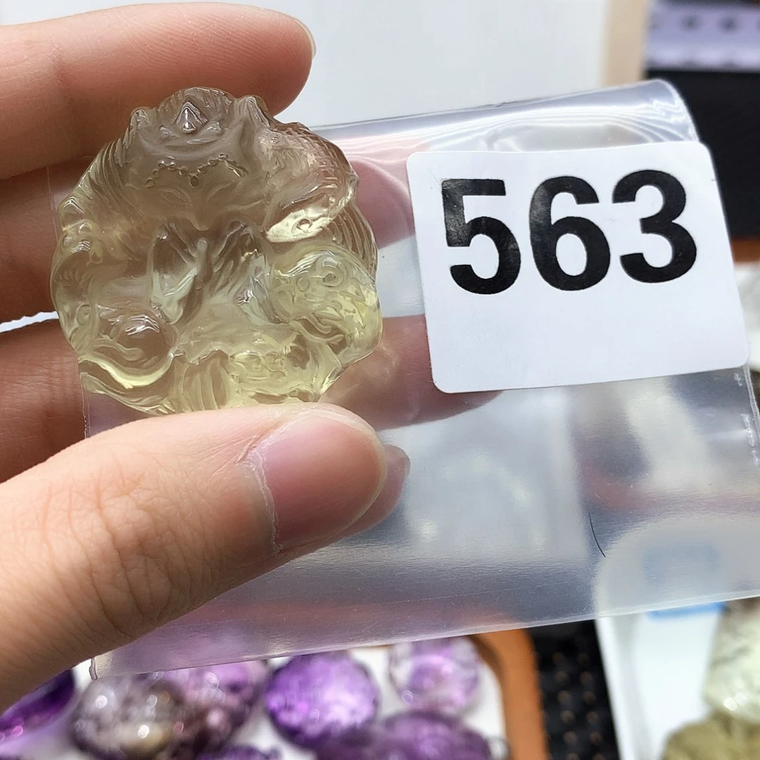 水晶颈饰未镶嵌豪*妈吊坠