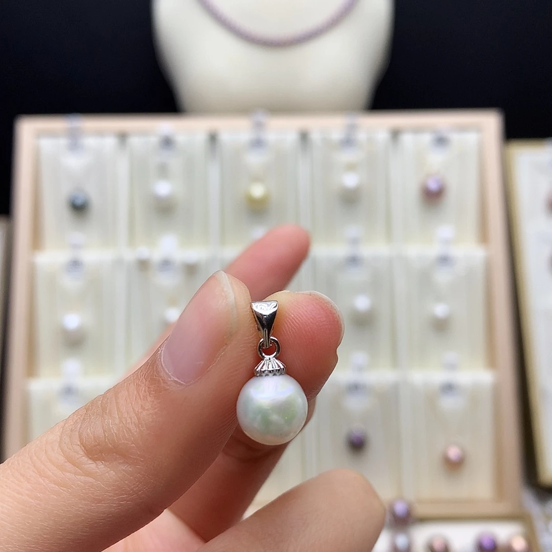 淡水珍珠合金吊坠(不含链)