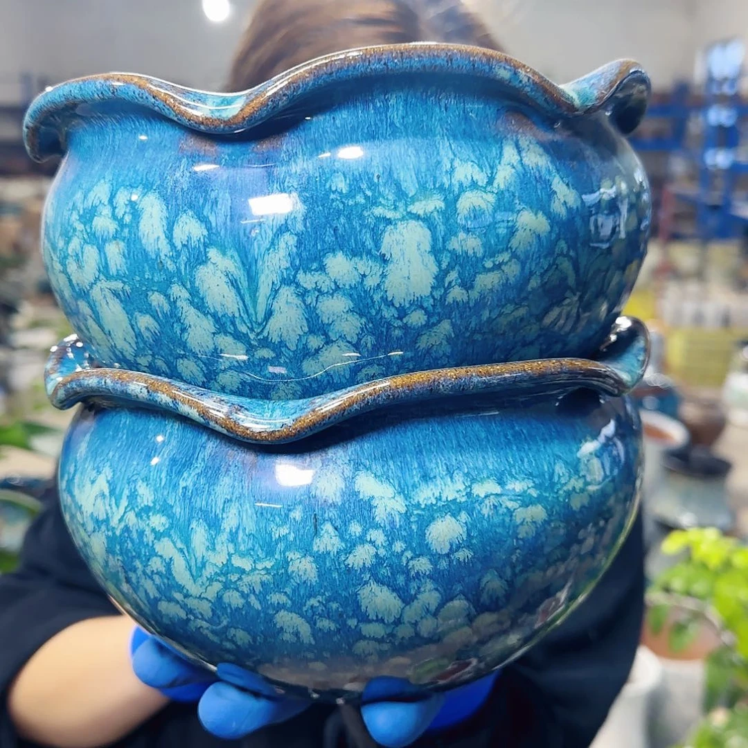 花盆紫砂高11口19.5