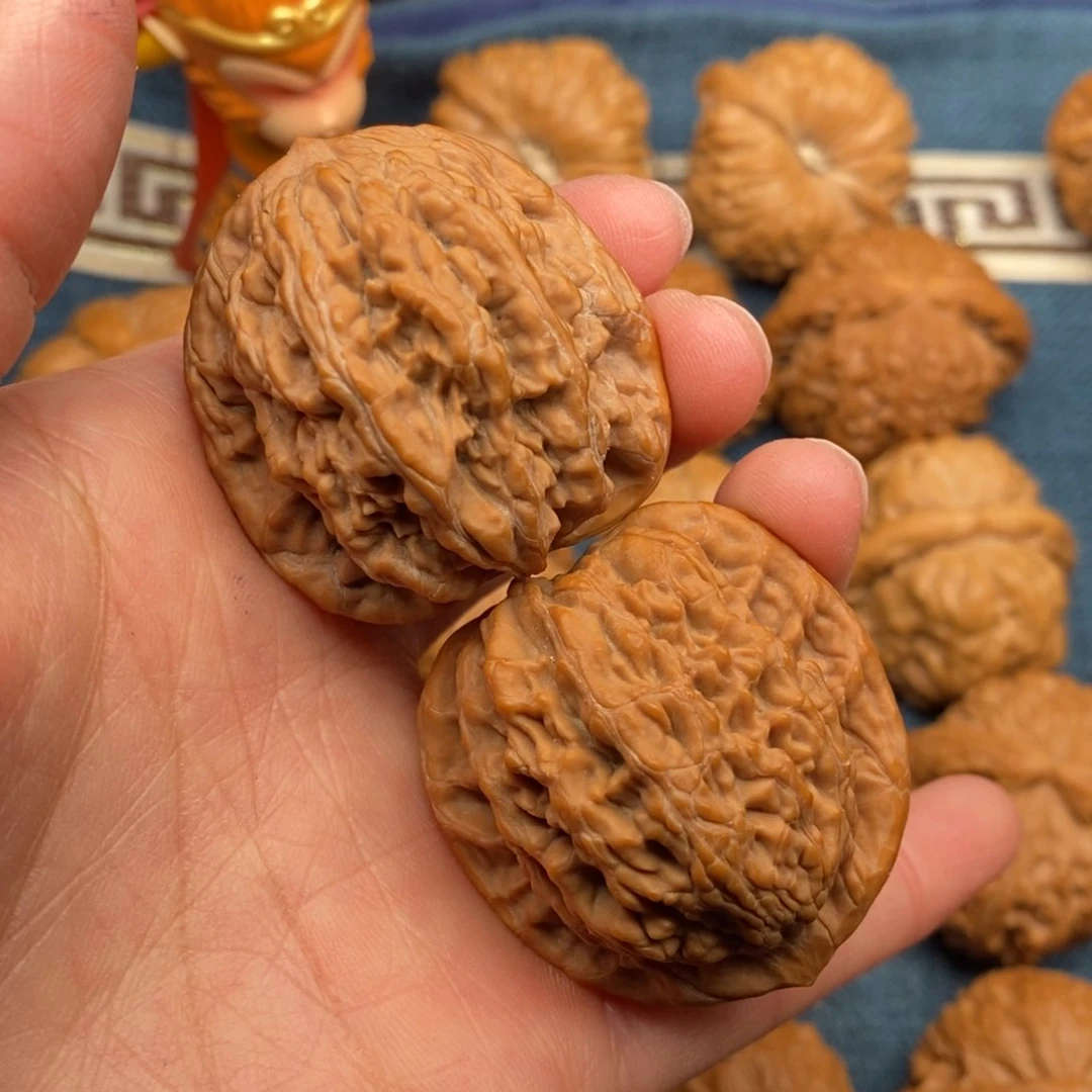 文玩核桃把件39虎头