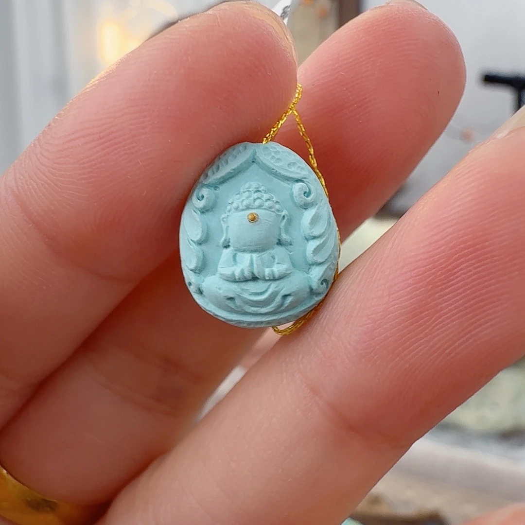 绿松石未镶嵌珠宝半成品