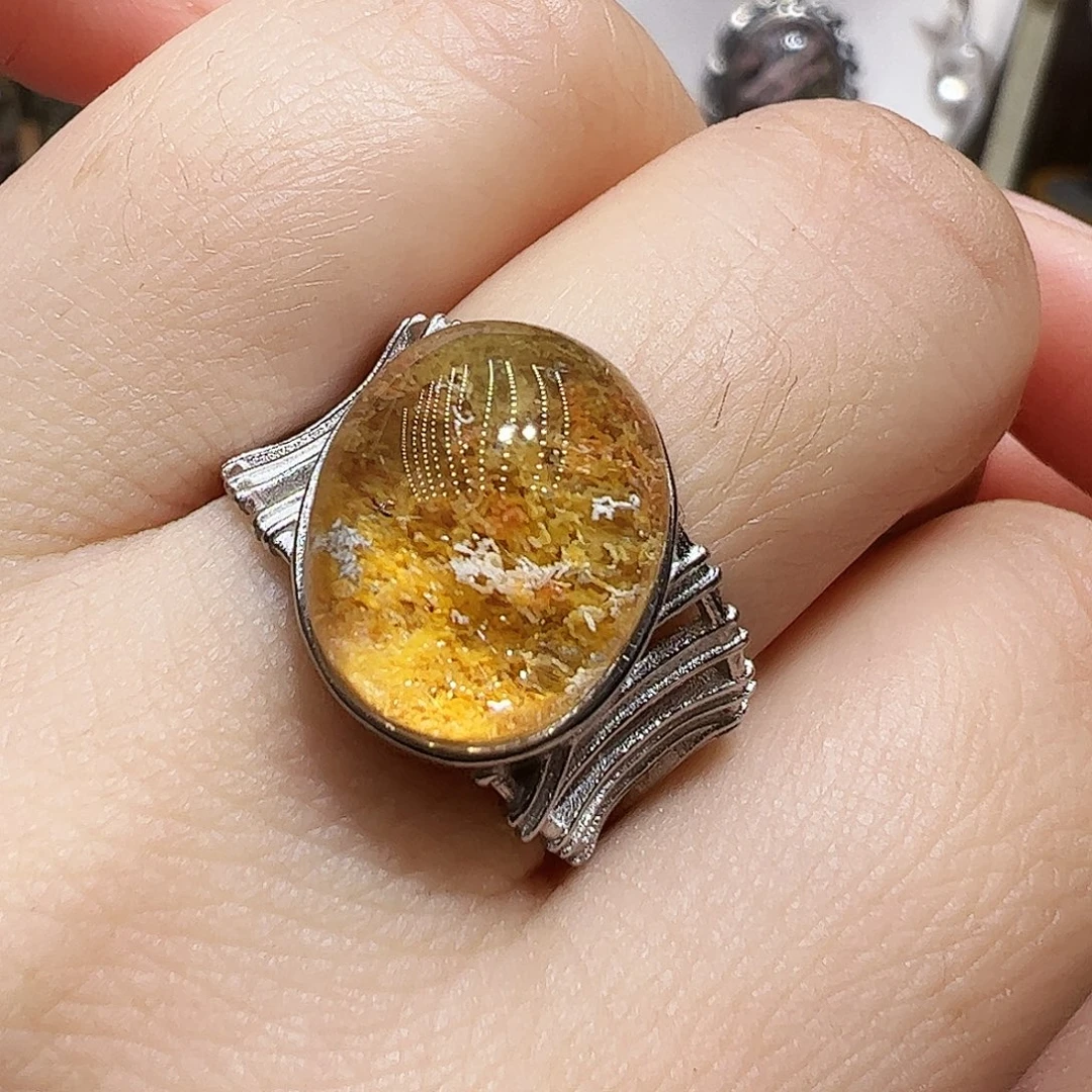 珠宝半成品银S925镶嵌水晶