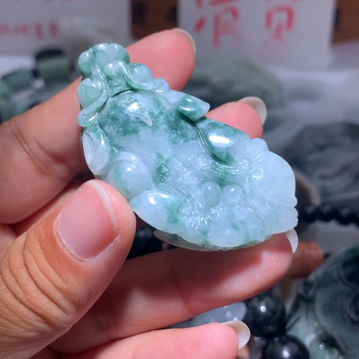 颈饰未镶嵌翡翠保真天然A货翡翠