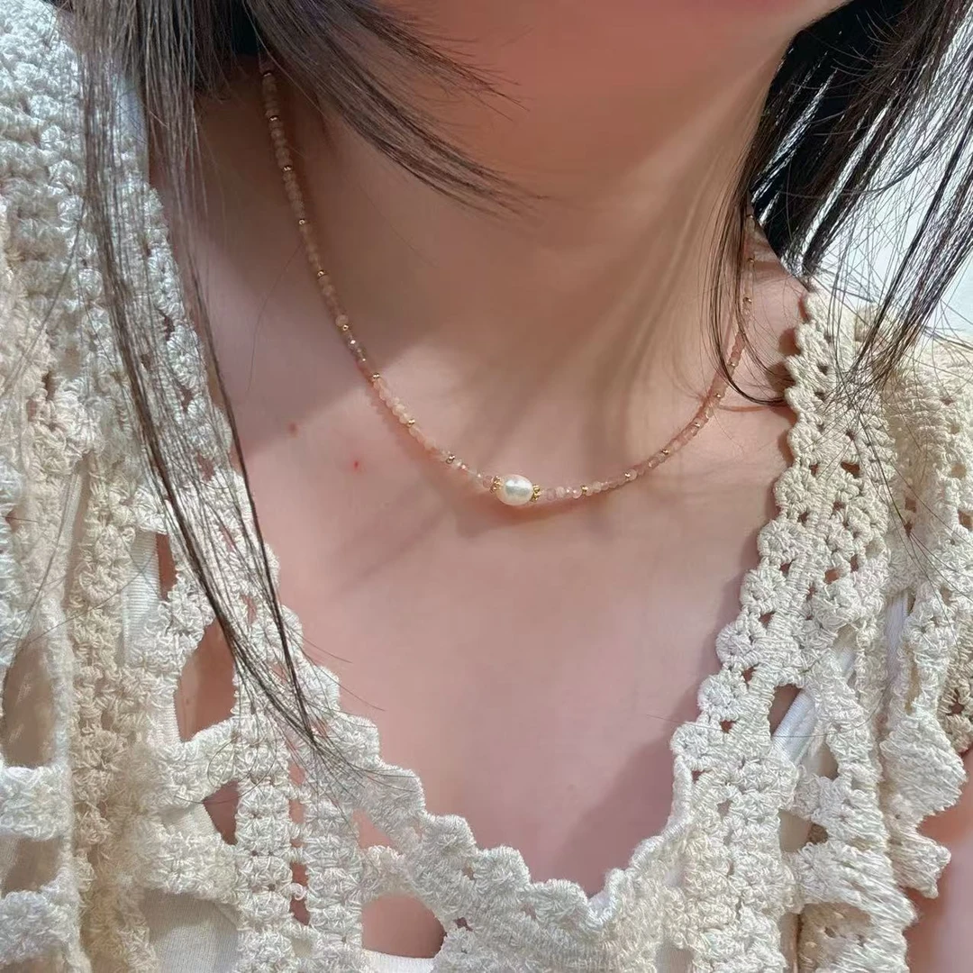 华梵古洛219 天然原创设计项链百搭时尚珍珠项链串珠项链