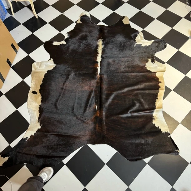 【本尼家】F106 255x190cm专拍牛皮地毯家用轻奢手工