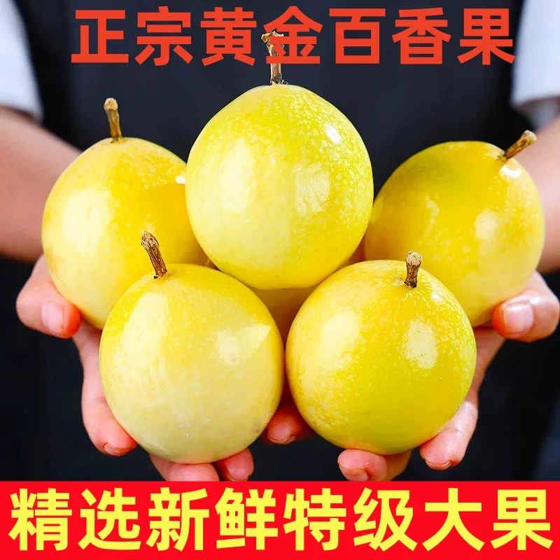 【30枚亏本】云南百香果钦蜜9号产地直发黄金百香果特大百香果直播