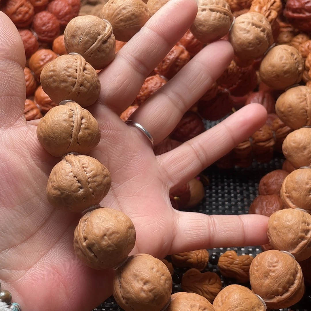 球****文玩核桃手串佛肚元宝