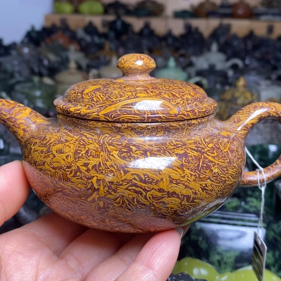 金丝玉仿古壶240cc小坑