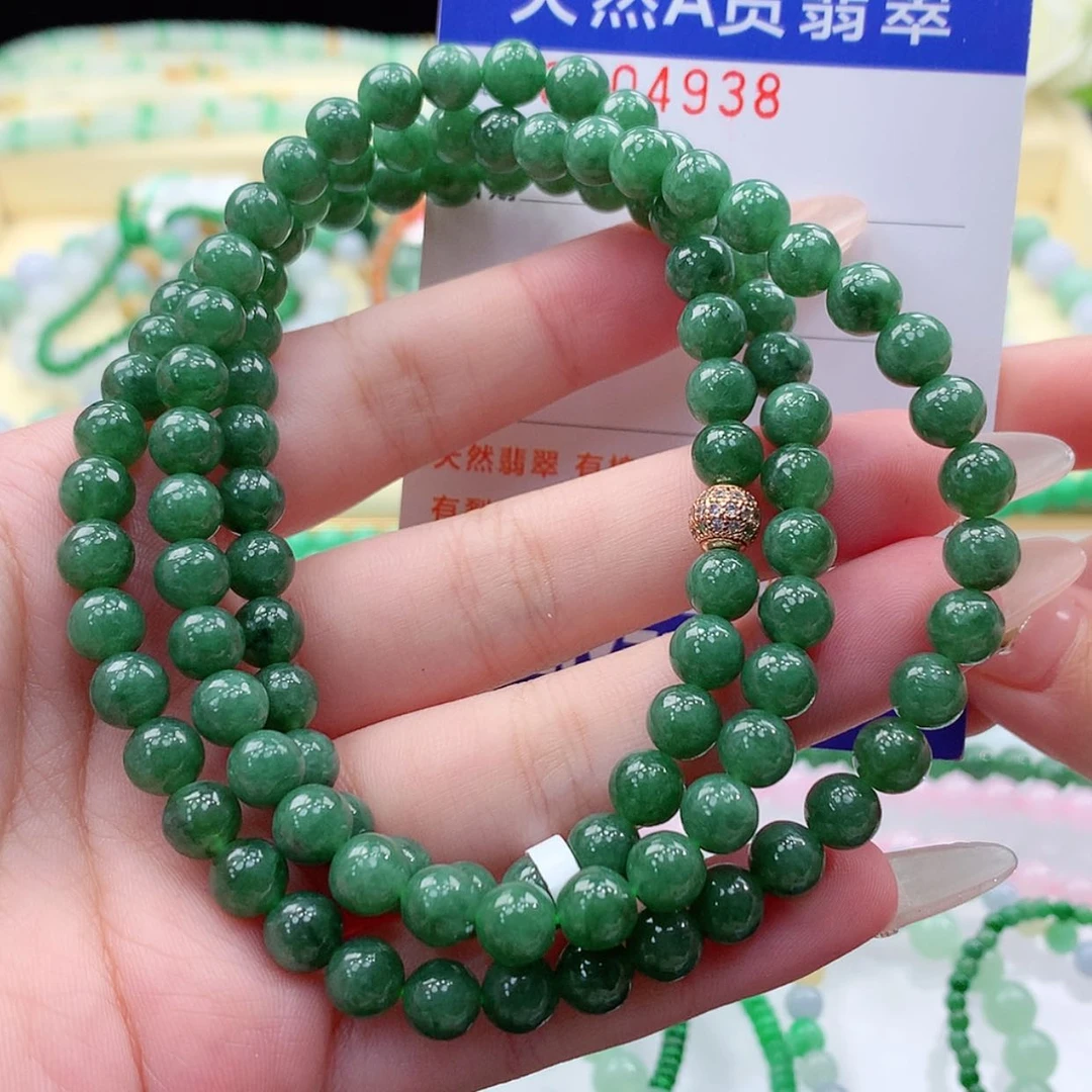 【闪购商品】翡翠颈饰未镶嵌缅甸天然a货翡翠