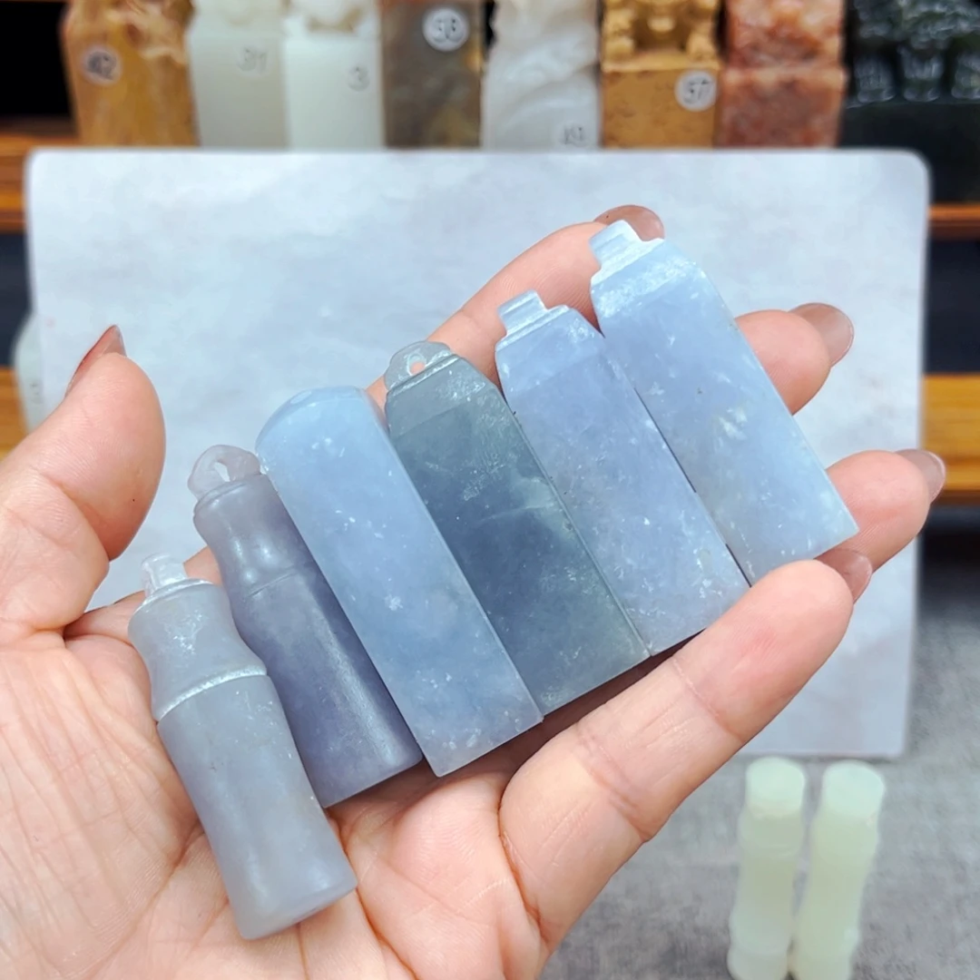 寿山石印石大*闪购商品瑕疵料6方