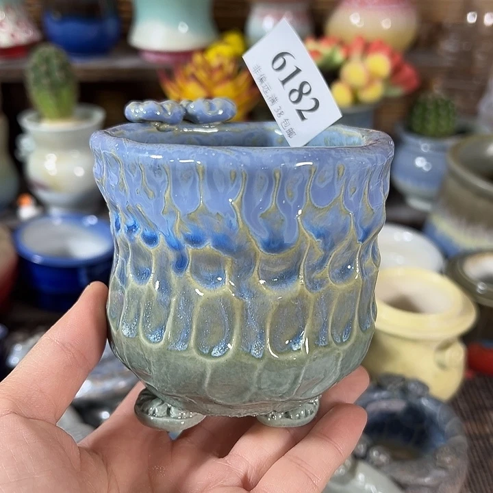 口8高8 手工花盆满30元包邮