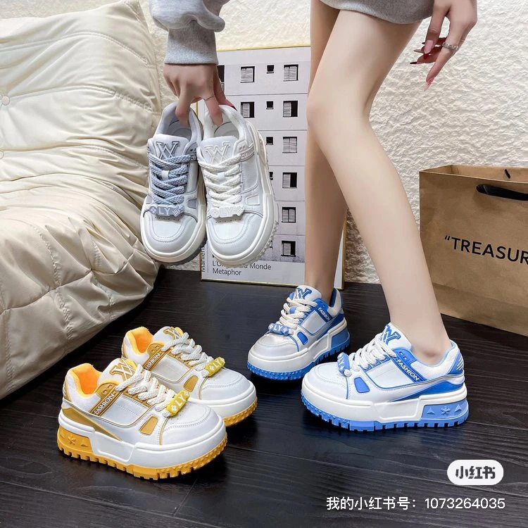 韩版时尚休闲鞋百搭ins潮流女鞋驴家小胖丁板鞋