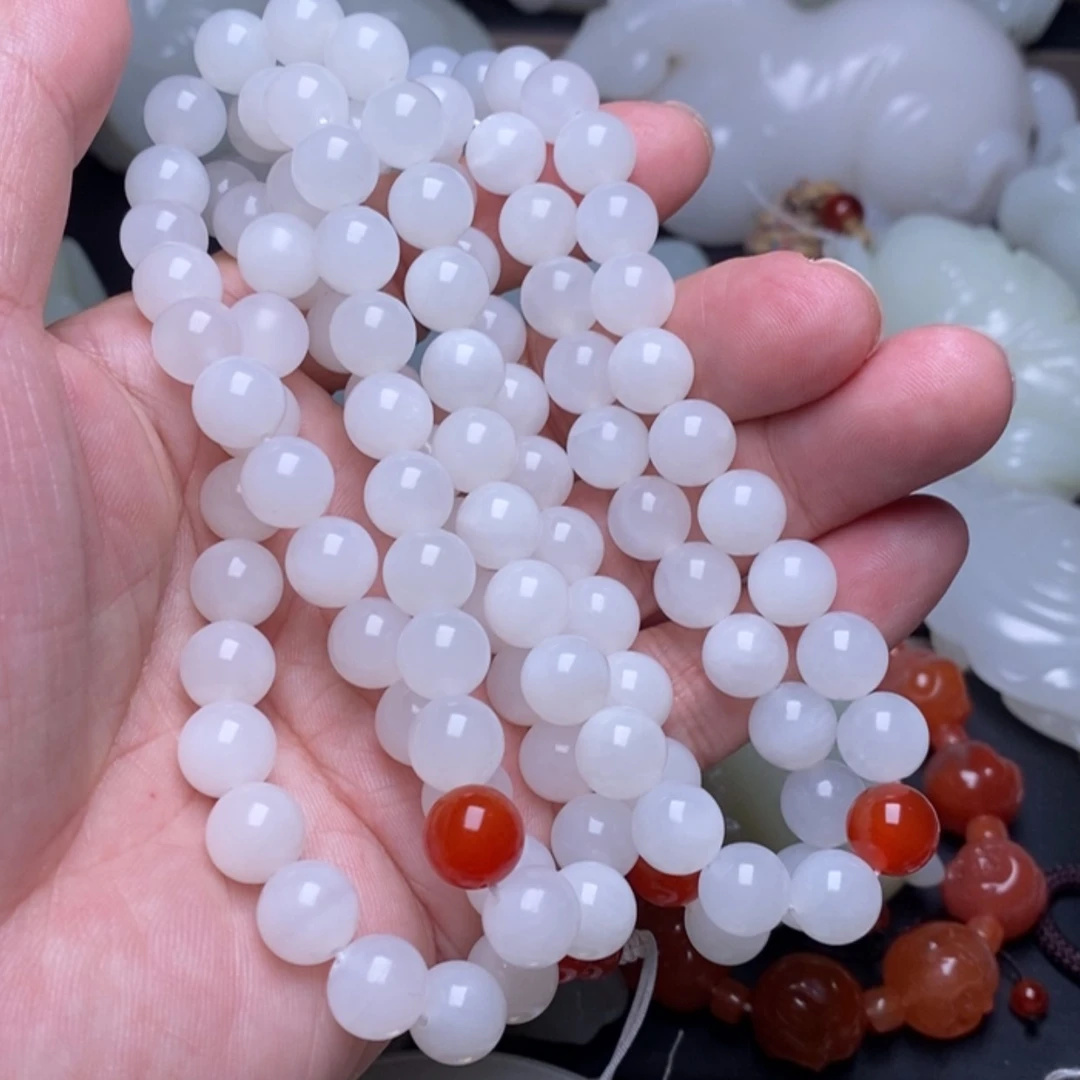 【闪购商品】颈饰未镶嵌和田玉（糖玉）麦*