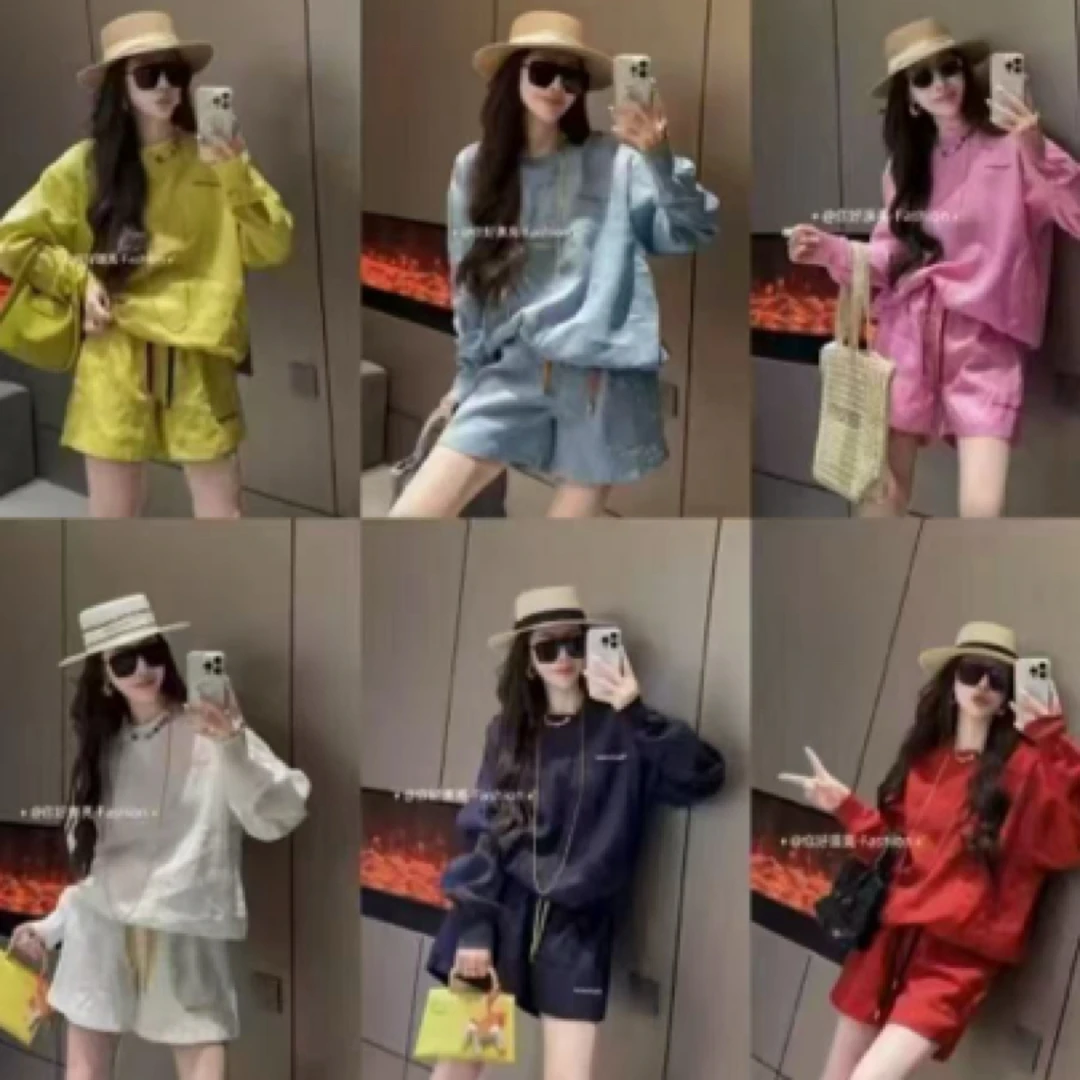 休闲风时尚套装百搭上衣气质时尚潮流网红洋气