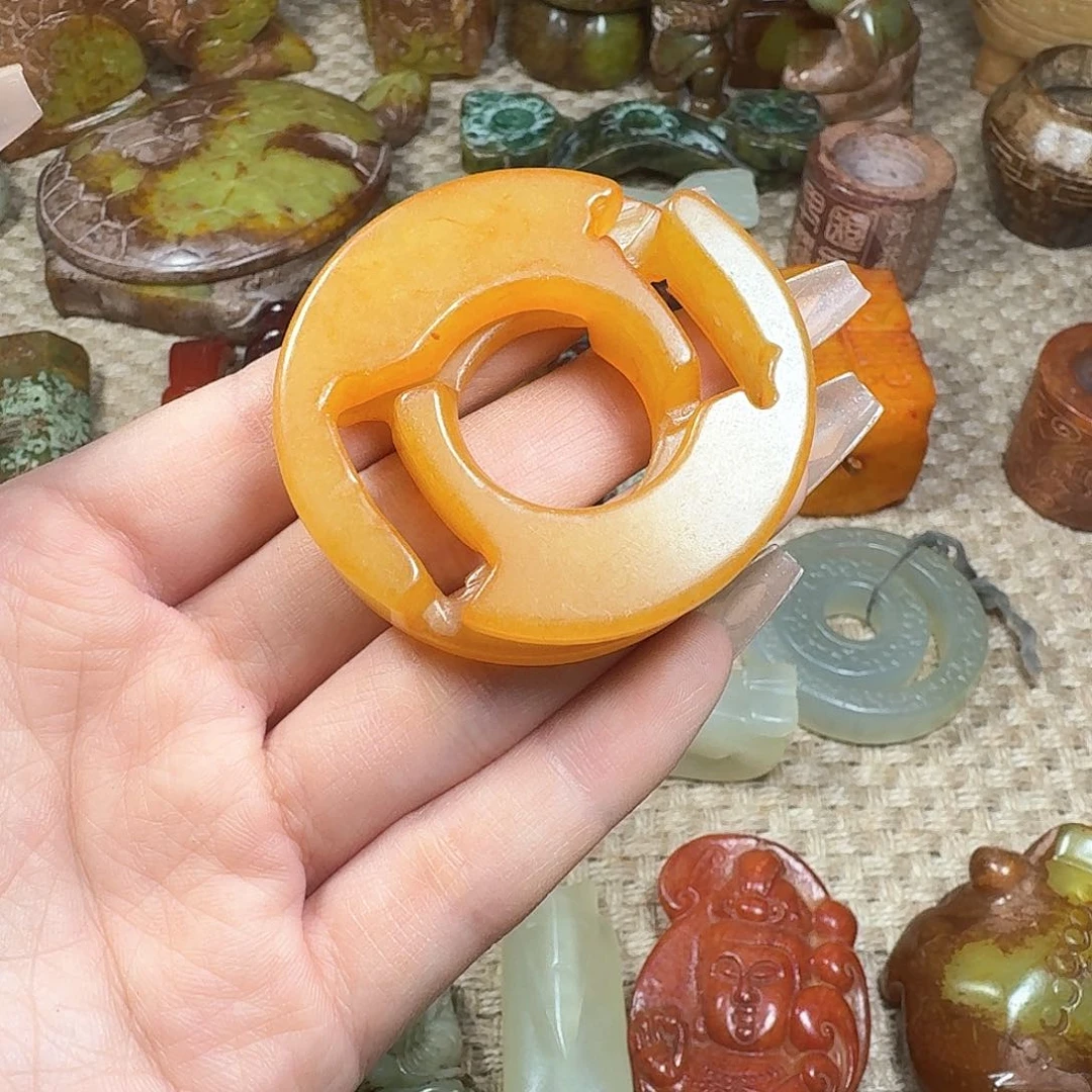 白玉菩提吊坠挂件