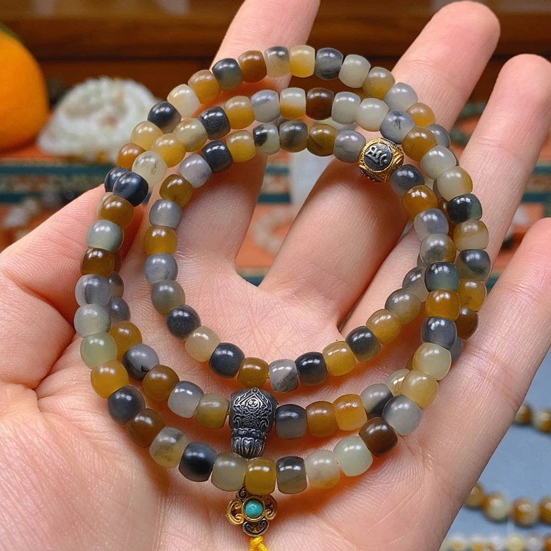 w***w和田玉未镶嵌手串