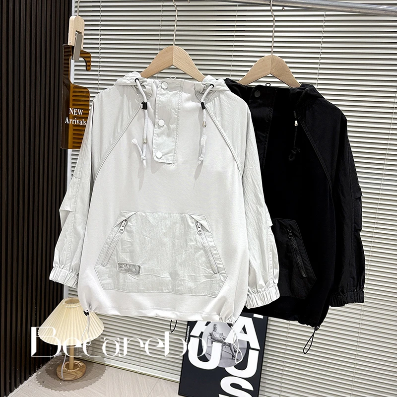 130-180【百搭】青少年男童加绒卫衣儿童秋冬中大童男孩连帽打底衫t