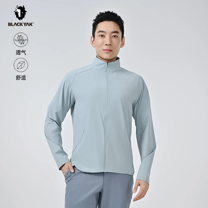 BLACKYAK布来亚克男款户外运动夹克凉感防晒皮肤衣轻量弹力休闲衣