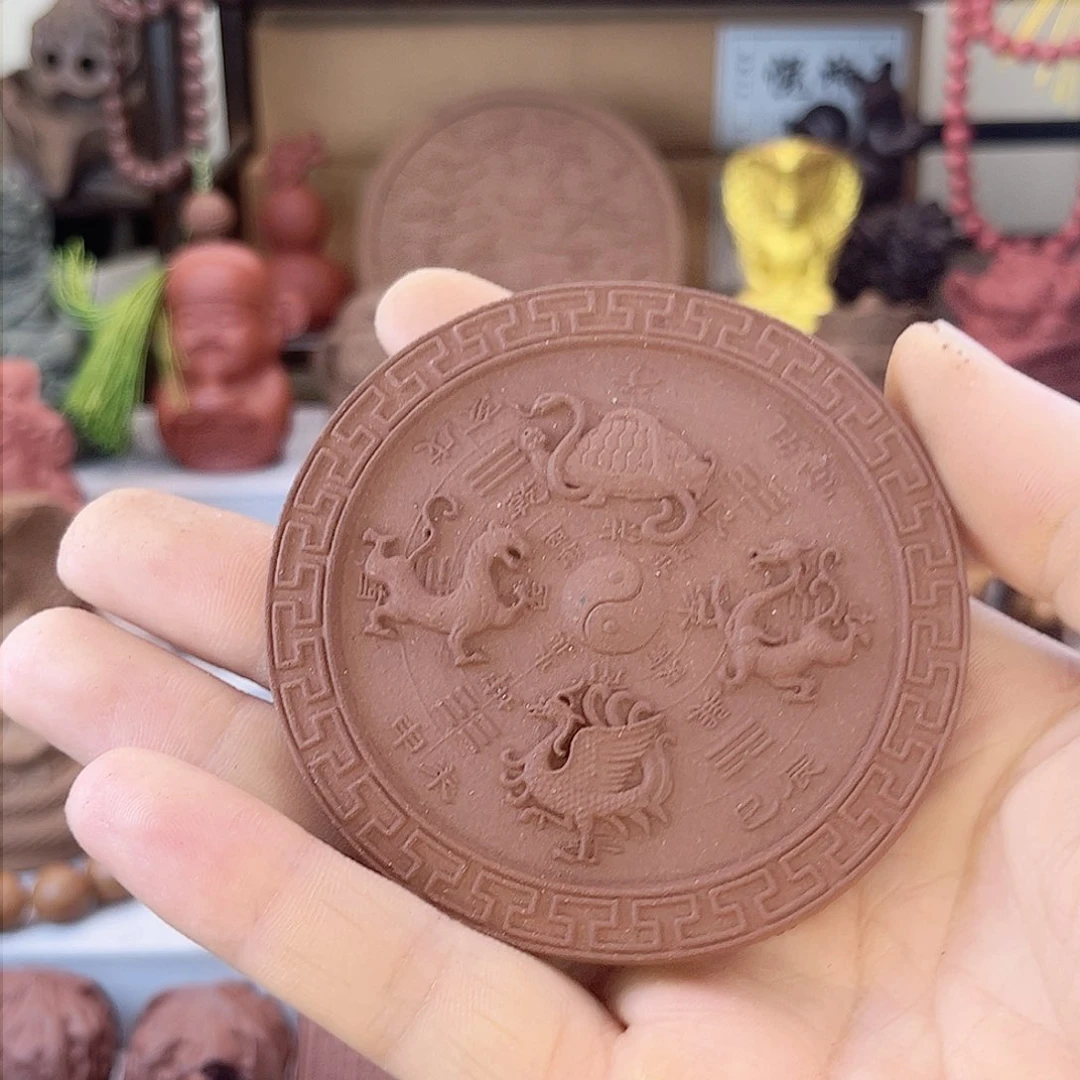 泥塑浴**凰降真香方四方神兽