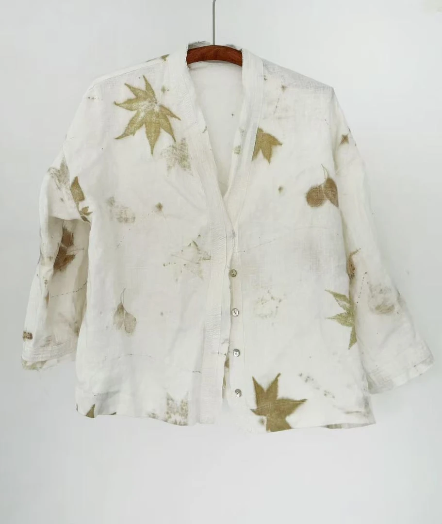 【亚麻开衫】文创产品，手工非遗