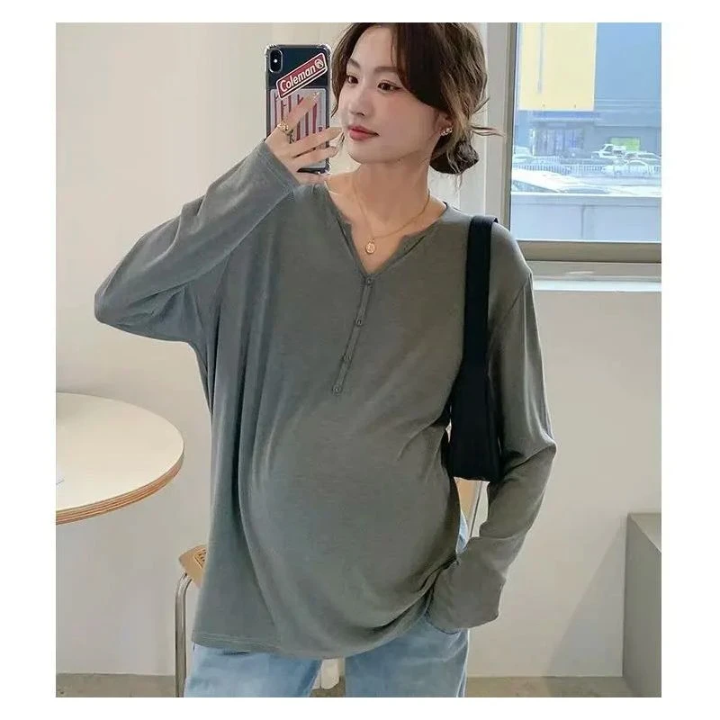 孕妇超柔高弹棉体恤802