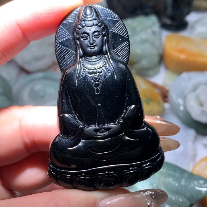 翡翠未镶嵌颈饰保真天然A货翡翠