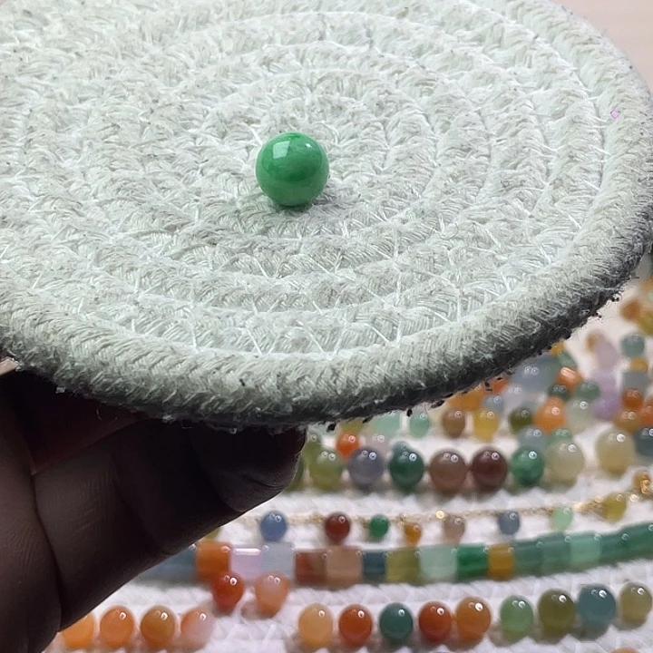 翡翠散珠未镶嵌定制翡翠卡10.3