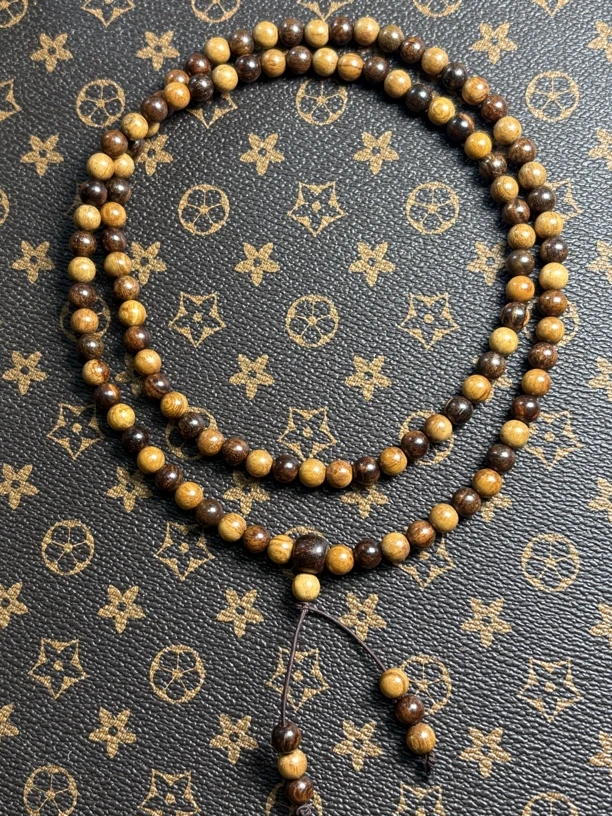 巴布亚贡木0.6✖️108颗念珠手串浓香型手串多宝特惠新疆西藏不包邮