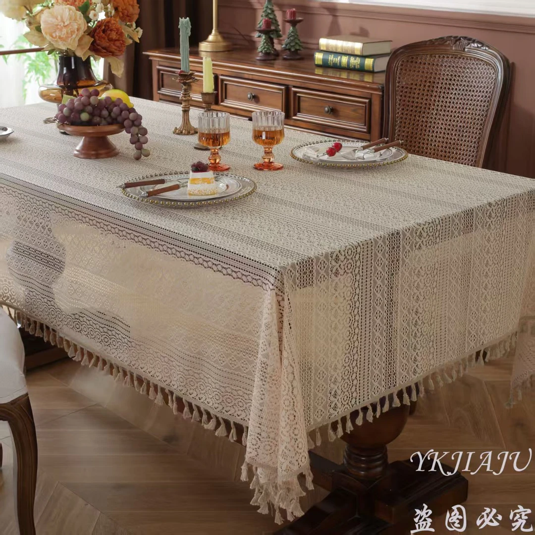 YK-009A款高级感桌布茶几桌垫四方长方形餐桌布正方形ins风桌布