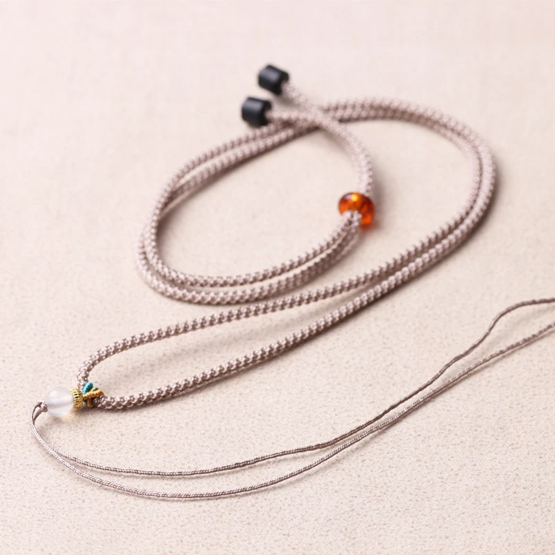 吊坠项链绳挂件绳爆款DIY手工编织国菠萝挂绳民族风挂脖饰品绳