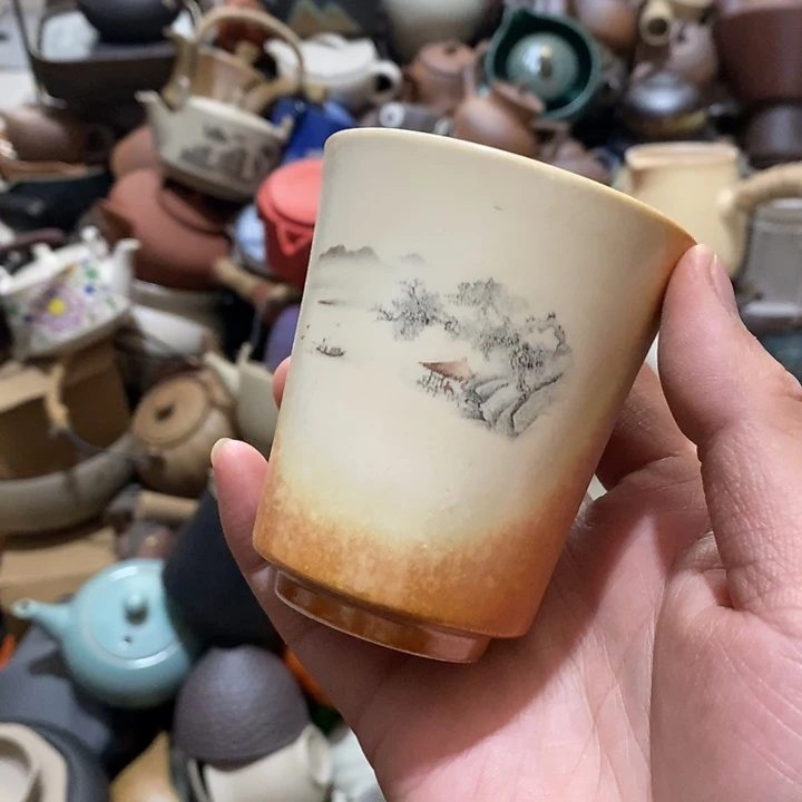 瓷片你要学会了呢……荷花开在我心里是