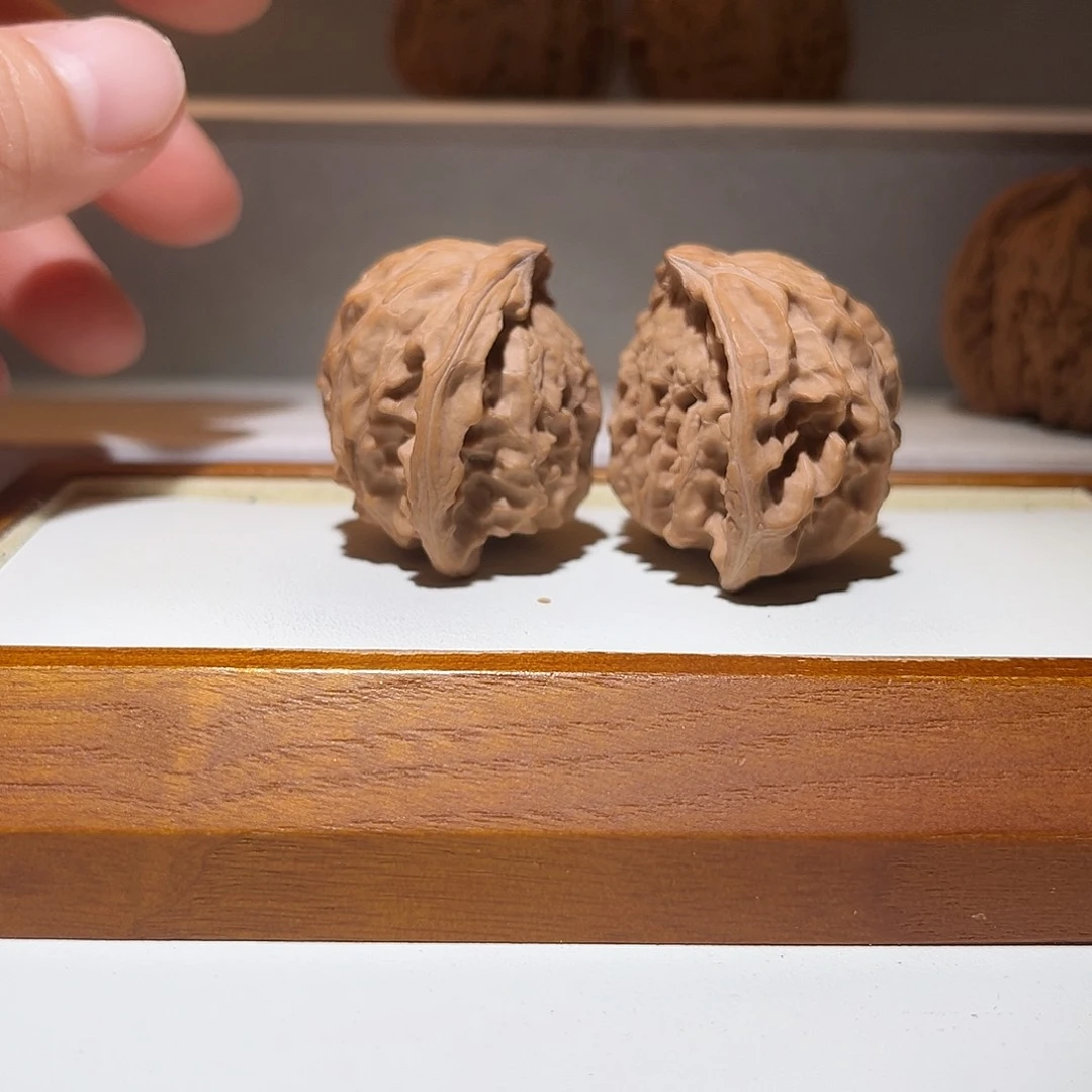 吊坠文玩核桃38全品小蛇头，异形