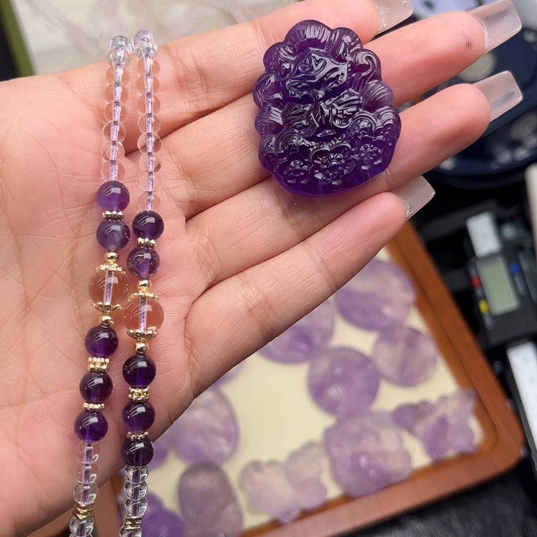 水晶珠宝半成品未镶嵌大***✨25