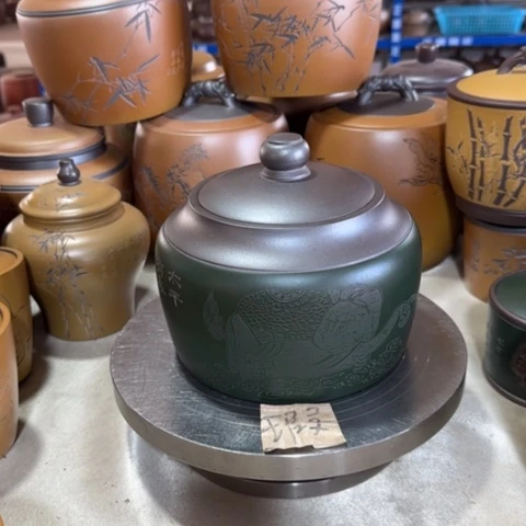 紫砂茶叶罐。。。。。。。。。。