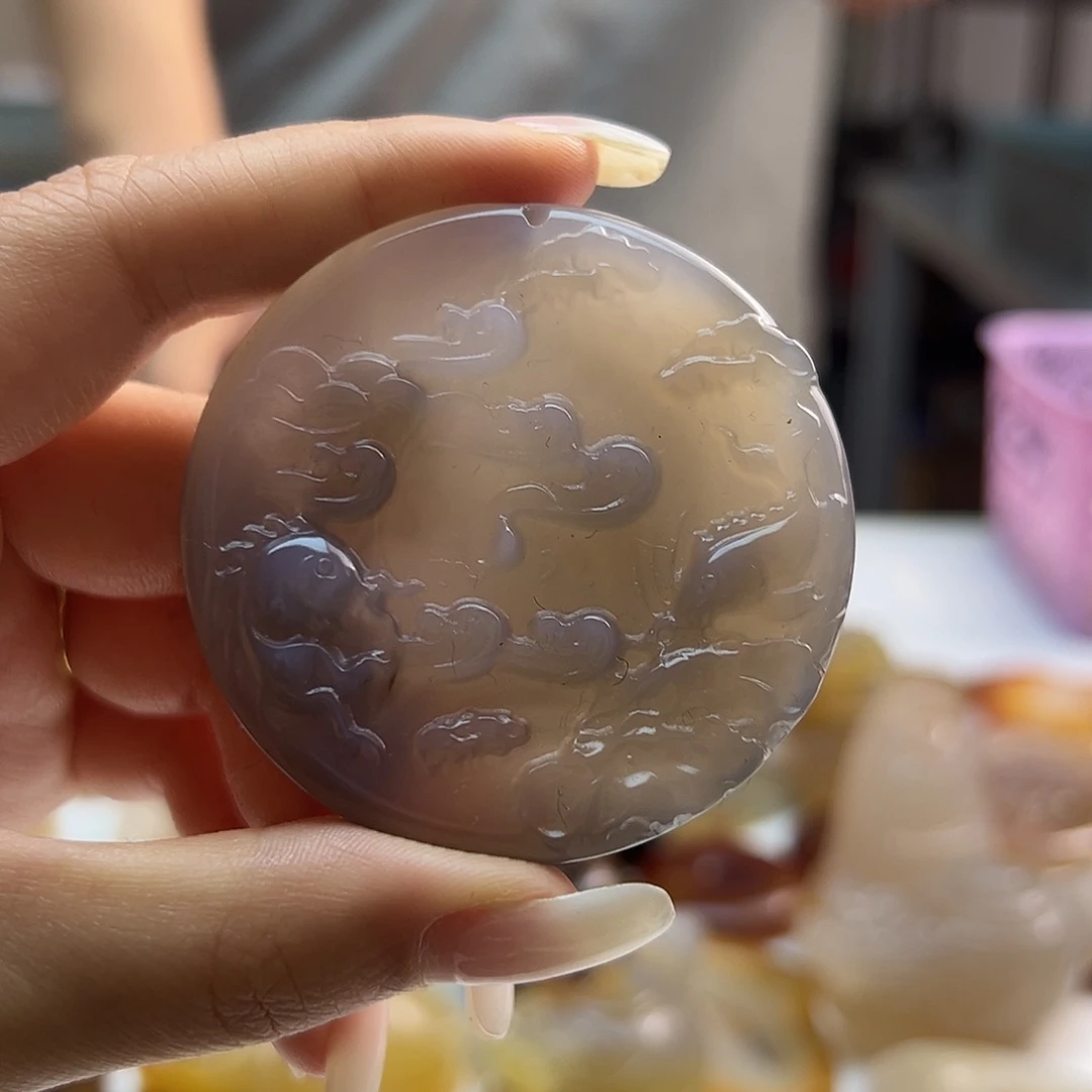 玛瑙/玉髓未镶嵌吊坠(不含链)