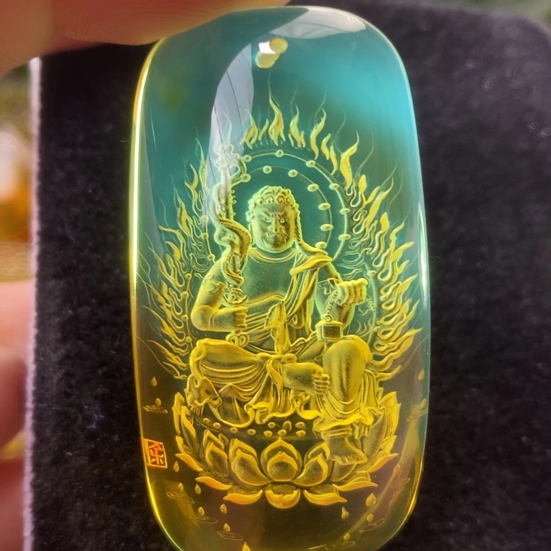 金珀未镶嵌吊坠(不含链)