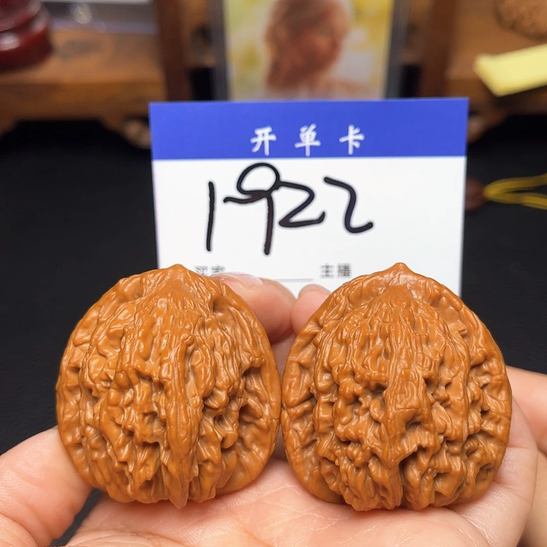 把件文玩核桃麦虎40尺。 无刀