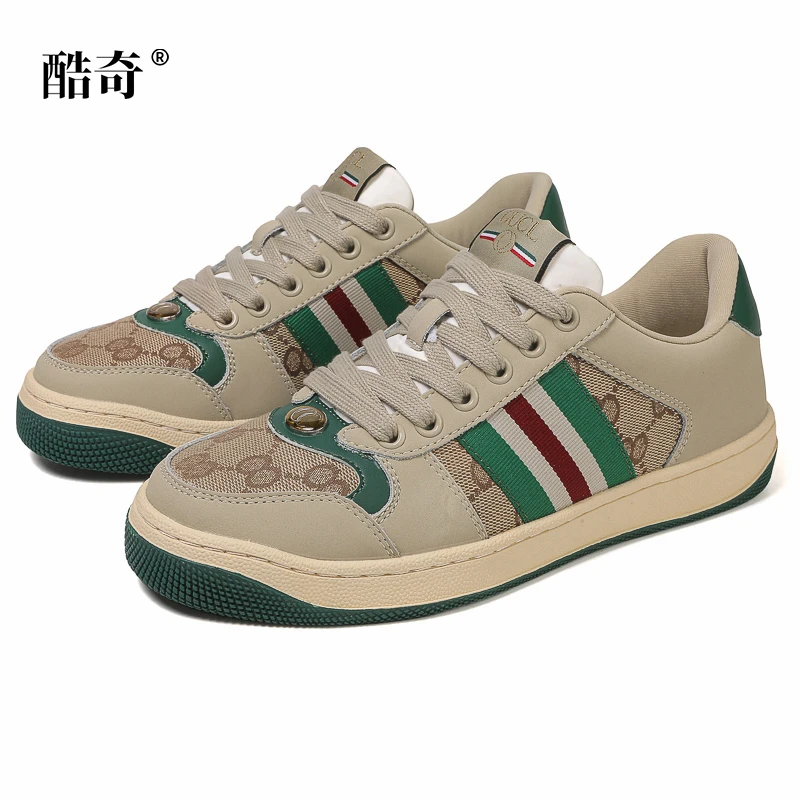 （经典小脏鞋）轻奢定制 夏季复古时尚潮流百搭男女情侣同款真皮