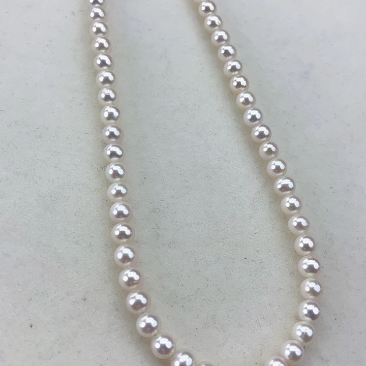 淡水珍珠颈饰未镶嵌卡5.6极光炫彩