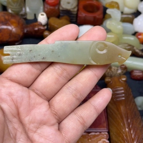 和田玉未镶嵌颈饰78