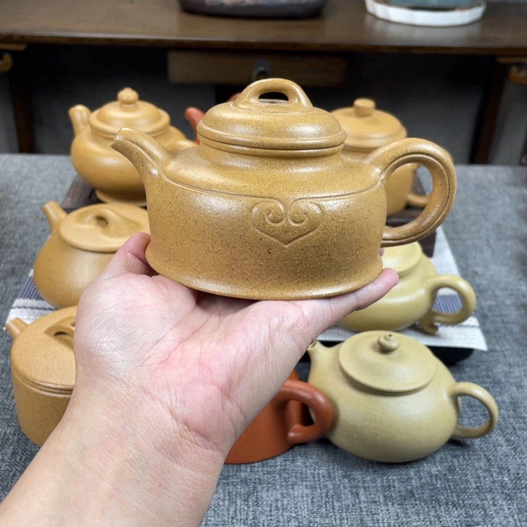 茶壶紫砂黄金段如意德钟全手30目240