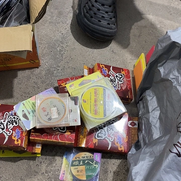 四号鱼线一堆垂钓小配件