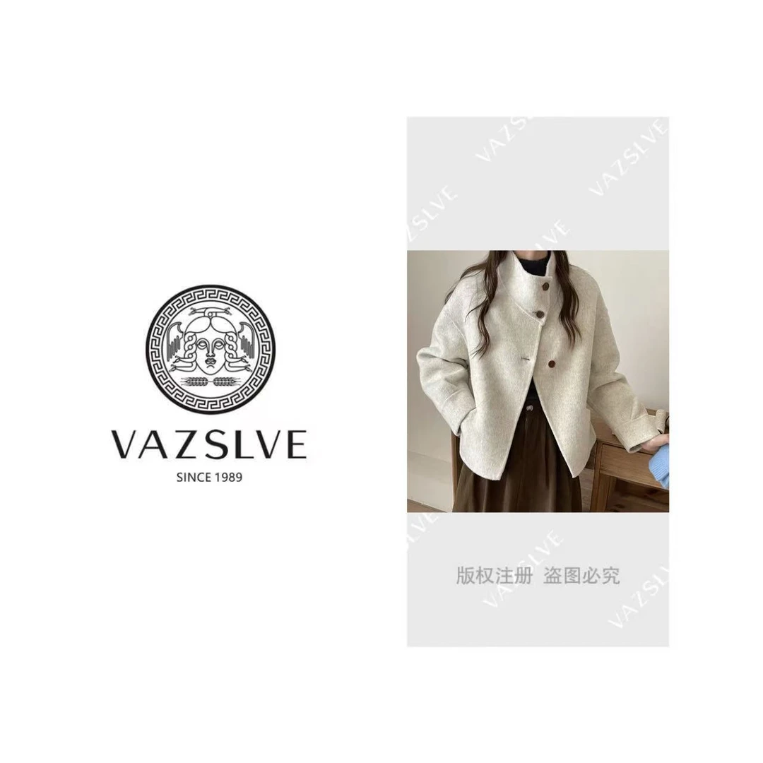 【VAZSLVE/全新奢品】捡漏多巴胺复古羊毛大衣外套MY11964