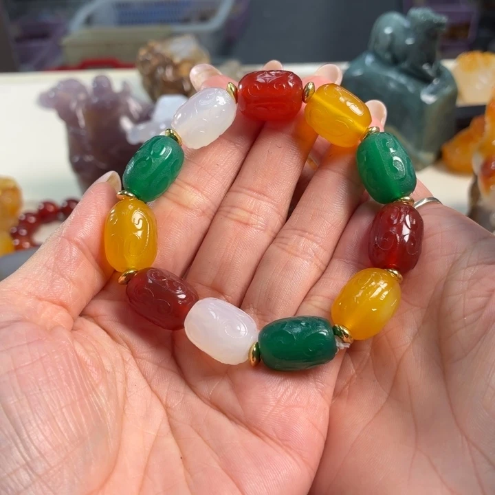 玛瑙/玉髓未镶嵌吊坠(不含链)