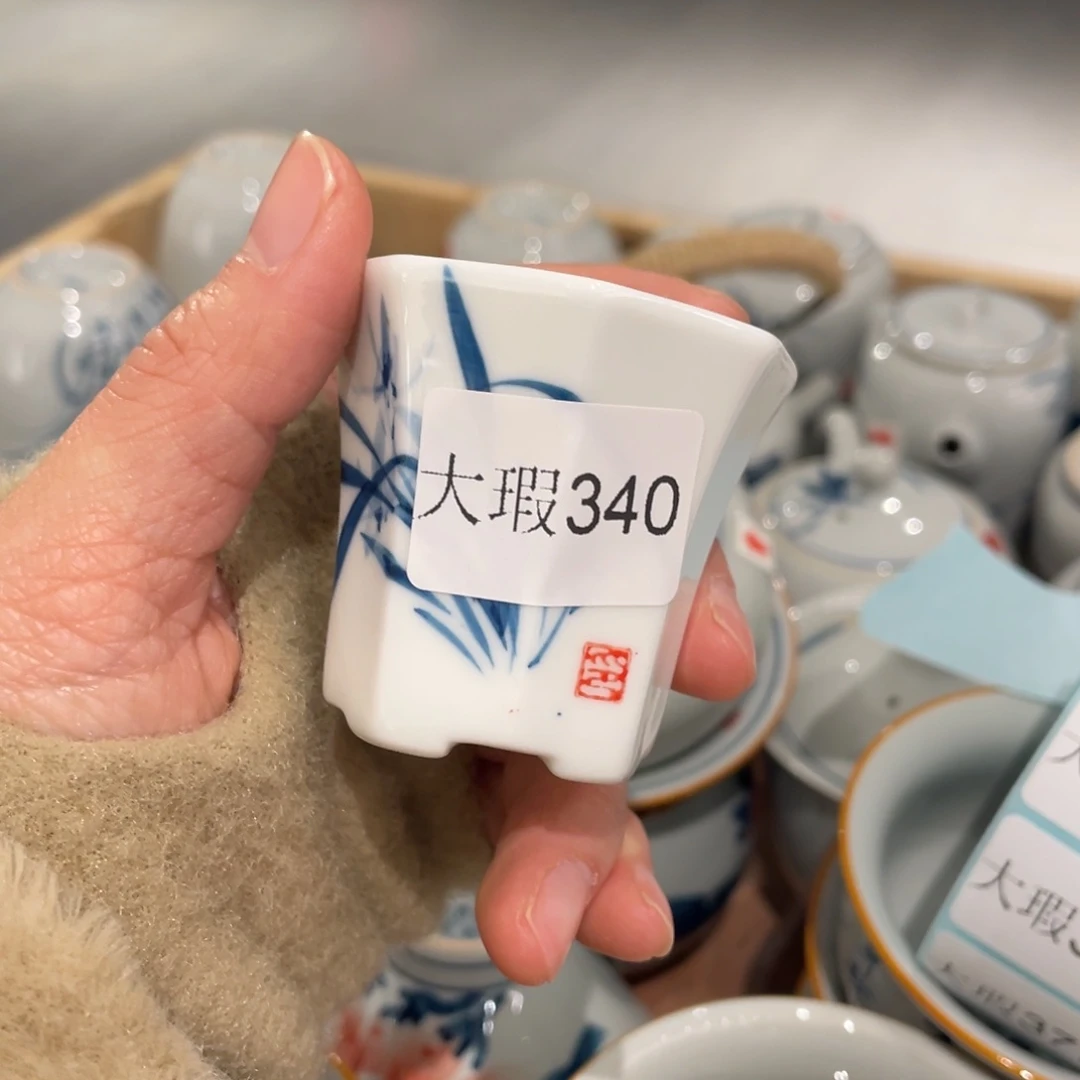 有瑕釉下彩纯手绘